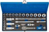 3/8\" Sq. Dr. Metric Socket Set in Metal Case (27 Piece)