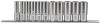 3/8\" Sq. Dr. Imperial Deep Socket Set on Metal Rail (11 Piece)