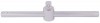 3/8\" Square Drive Satin Chrome Sliding T Bar