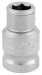 3/8\" Square Drive x 1/4\" Hexagon Screwdriver Bit Holding Socket