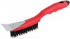 250mm 4 Row Wire Scratch Brush with Scraper