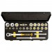 Elora Limited Edition Metric Socket Set, 1/2\" Sq. Dr. (25 Piece)