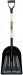 DRAPER Rubble and Debris/Multi-Purpose Abs Shovel with Hardwood Shaft