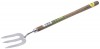 DRAPER Stainless Steel Weeding Fork with Intermediate Length Ash Handle