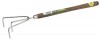 DRAPER Stainless Steel Hand Cultivator with Intermediate Length Ash Handle