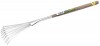 DRAPER Stainless Steel Hand Shrub Rake with Intermediate Length Ash Handle