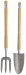 DRAPER 2 Piece Carbon Steel Fork and Trowel Set with Intermediate Length Ash Handles