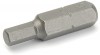 DRAPER EXPERT BAG OF 10 4MM PLAIN SLOT X 25MM X 1/4\" HEXAGON SHOT BLAST SCREWDRIVER BITS