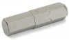 DRAPER EXPERT BAG OF 10 6MM PLAIN SLOT X 25MM X 1/4\" HEXAGON SHOT BLAST SCREWDRIVER BITS