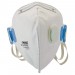 FPP3 NR Vertical Fold Flat Face Masks with Valve (Pack of 10)
