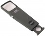 ILLUMINATED X 2 MAGNIFIER WITH ADDITIONAL X 8 PULL OUT LENS
