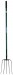 DRAPER 5 Prong Manure Fork with Steel Shaft