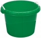 DRAPER 45L Bucket with Rope Handles - Green