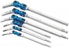 DRAPER 6 Piece Metric Hexagon and Ball End Hexagon Key Set with Swivel Heads