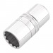 Draper Expert HI-TORQ 12-Point Metric Deep Socket, 1/2\" Sq. Dr., 28mm