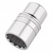 Draper Expert HI-TORQ 12-Point Metric Deep Socket, 1/2\" Sq. Dr., 36mm