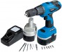 DRAPER 24V Cordless Combi Hammer Drill with Two Batteries