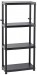DRAPER 4 Tier Plastic Shelving Unit