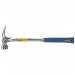 Estwing E3/25SM BIG BLUE Milled Face Straight Framing Hammer, 25oz/700g, 18\"