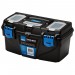 Plastic Toolbox with Tote Tray, 16\"