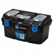 Plastic Toolbox with Tote Tray, 19\"