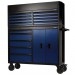 BUNKER® Combined Roller Cabinet and Tool Chest, 13 Drawer, 52\", Blue