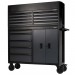BUNKER® Combined Roller Cabinet and Tool Chest, 13 Drawer, 52\", Grey