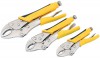 DRAPER DIY Series 3 Piece Soft Grip Curved Jaw Pliers Set