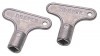 PAIR OF ZINC RADIATOR KEYS