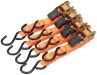 DRAPER Pack of Four 5M X 25mm Ratchet Tie Down Straps