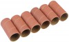 DRAPER Pack of Six 50mm Assorted Aluminium Oxide Sanding Sleeves for 10773