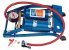 DOUBLE CYLINDER FOOT PUMP WITH GAUGE