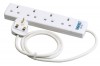 DRAPER 4 Way 5 Metre Extension Lead