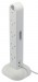 DRAPER 10 Way Double Sided Surge Protected Extension Lead