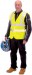 DRAPER Expert High Visibility Extra Large Traffic Waistcoat to EN471 Class 2L - Size XL