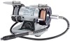 75mm Mini Bench Grinder with Flexible Drive Shaft and Box of Accessories (150W)