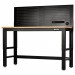 BUNKER Workbench with Hardwood Worktop and Power Pegboard, 1550mm