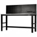 BUNKER Workbench with Stainless Steel Worktop and Power Pegboard, 1829mm