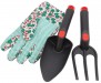 DRAPER Draper DIY Series 3 piece Hand Fork, Trowel and Glove Set
