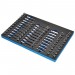 BUNKER Torx, Hexagon, E-Torx, Multi-Tooth/Spline, Ribe Socket Set, 1/2\" Sq. Dr. in EVA Foam Inlay