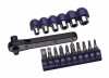 17 PIECE OFFSET RATCHET SCREW AND SOCKET DRIVER SET
