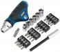 Ratcheting Screwdriver, Socket and Bit Set. (25 piece)