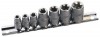 DRAPER EXPERT 7 PIECE SET OF DRAPER TX-STAR SOCKETS ON A RAIL