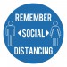 Social Distancing Floor Sticker