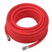 High Visibility Hybrid Air Hose, 15m x 8mm, 1/4\" BSP, Red