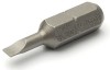 DRAPER EXPERT BAG OF 10 3MM PLAIN SLOT X 25MM X 1/4\" HEXAGON SHOT BLAST SCREWDRIVER BITS