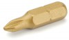 DRAPER EXPERT BAG OF 10 NO 1 CROSS SLOT X 25MM X 1/4\" HEXAGON TITANIUM NITRIDE COATED SCREWDRIVER BITS
