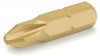 DRAPER EXPERT BAG OF 10 NO 2 CROSS SLOT X 25MM X 1/4\" HEXAGON TITANIUM NITRIDE COATED SCREWDRIVER BITS