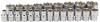 1/2\" Sq. Dr. Metric Loose Micro Satin Chrome Sockets (23 piece)