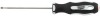 Plain Slot 3 x 75mm Soft Grip Parallel Tip Screwdrivers